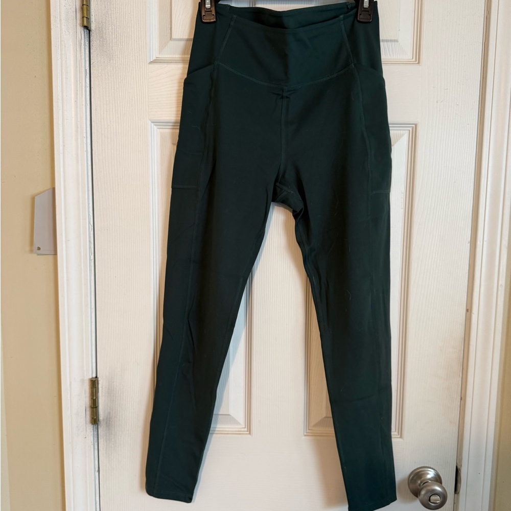 Girlfriend Collective Dark Green Leggings